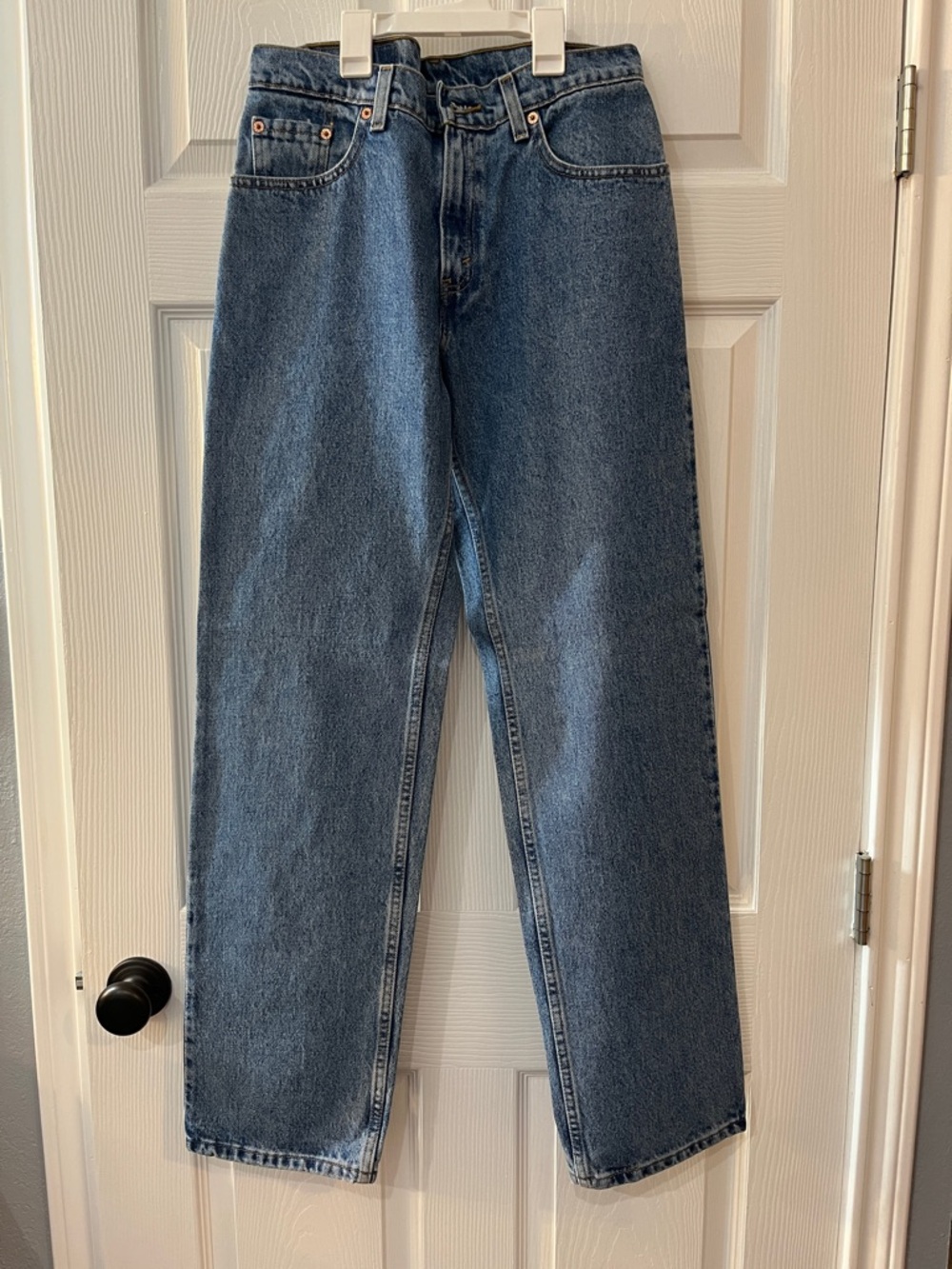 Levi's womens Medium Blue Straight Jeans